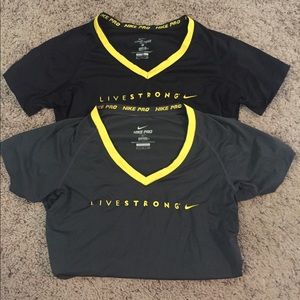 Nike fitted dri fit t shirts Small